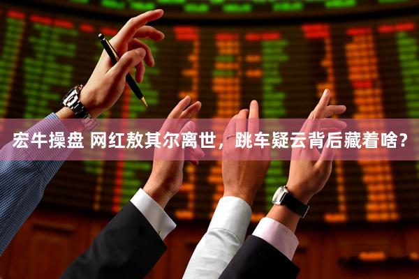宏牛操盘 网红敖其尔离世，跳车疑云背后藏着啥？