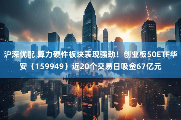 沪深优配 算力硬件板块表现强劲！创业板50ETF华安（159949）近20个交易日吸金67亿元